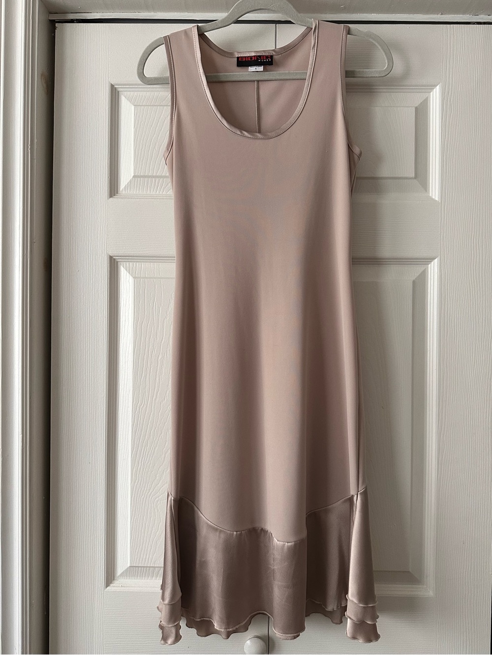 Y2K Nude Slip Dress
